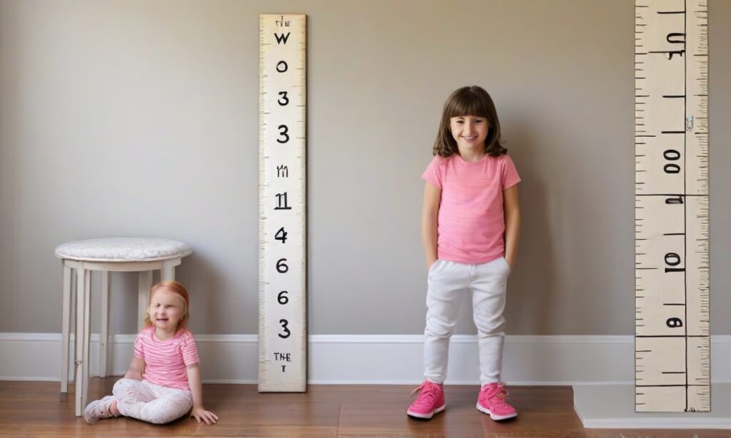 Canvas Ruler Growth Chart: Track Your Child's Growth