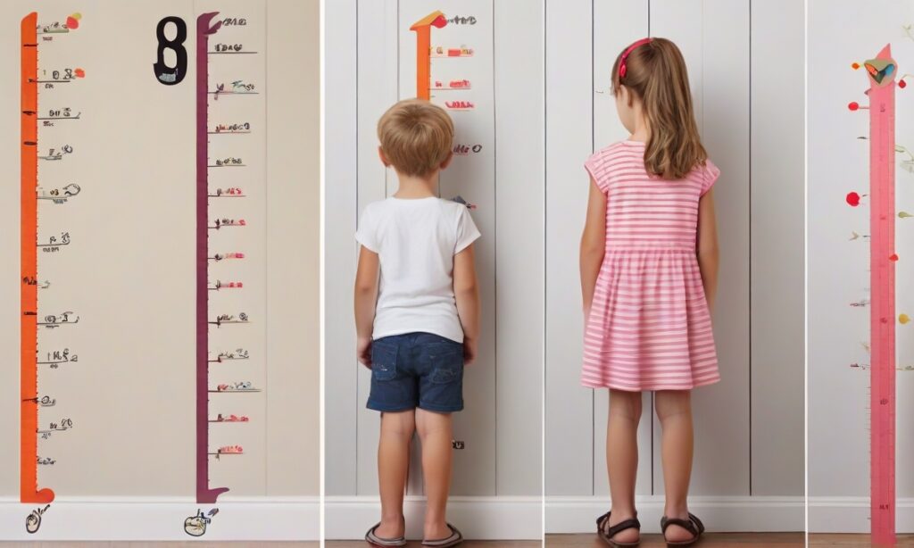 Growth Chart Marker Stickers: Track Your Child's Height