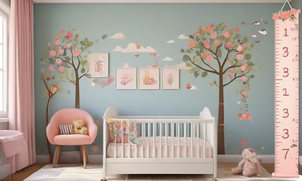 Growth Chart Nursery Decor: Track Your Child's Growth