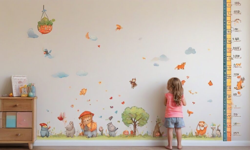 Kids' Growth Tracker: Height Scale Wall Sticker