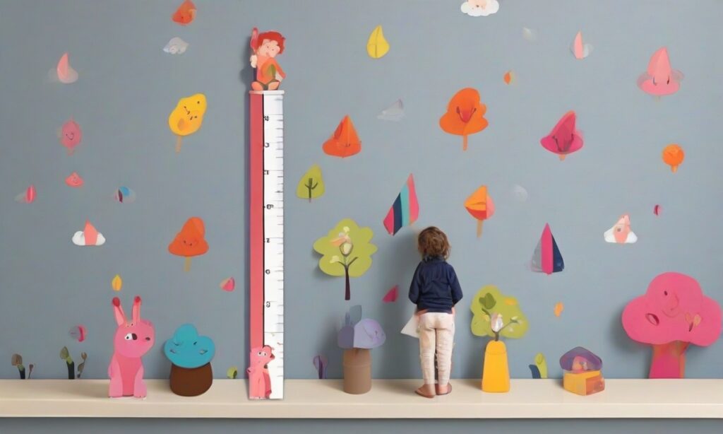 Track Growth with Height Chart Marker Stickers