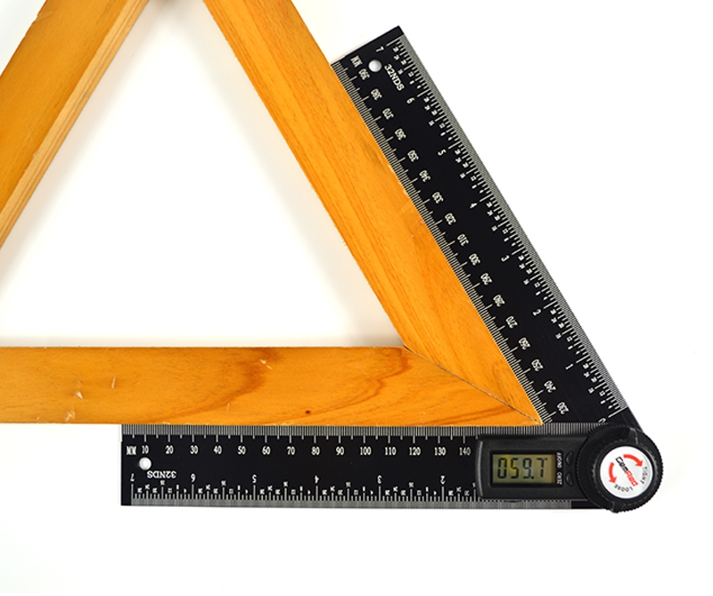 angle measuring ruler for tile