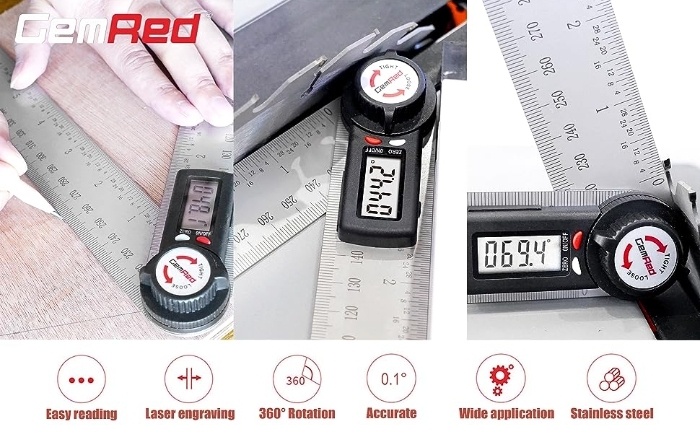 gemred digital protractor instruction manual